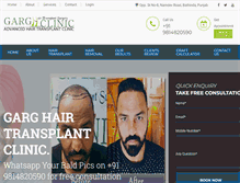 Tablet Screenshot of gargclinic.com